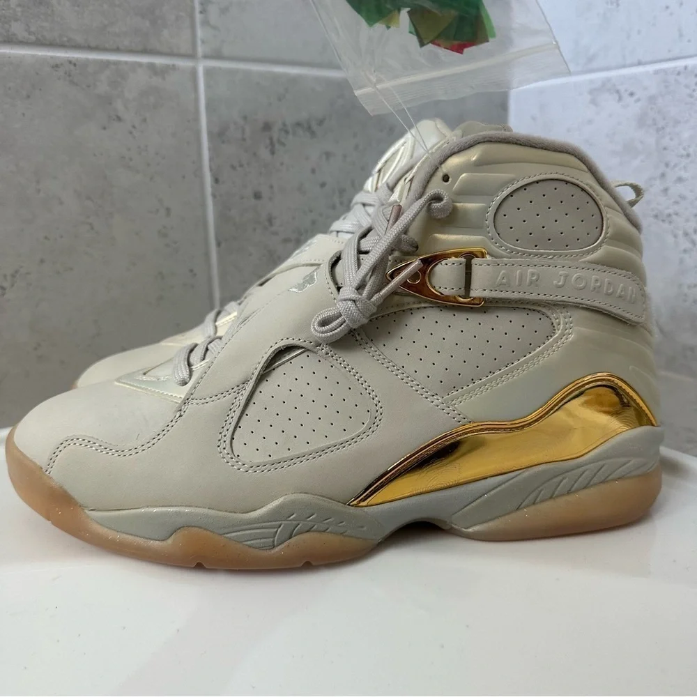 Jordan 8 Retro Champagne Sneaker Size 11.5 Men